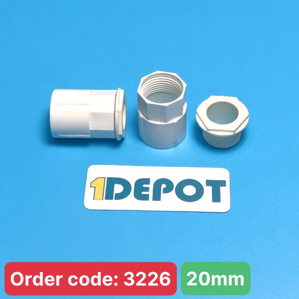 Đầu nối và khớp nối răng 20mm MPE A258/20