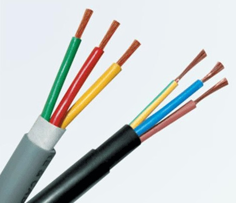 Dây cáp điện 3 lõi cvv 3x1.5 màu đen cách điện pvc, vỏ pvc, giá tính theo cuộn, 100m/cuộn