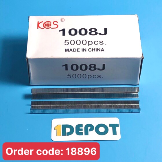 Đinh U 1008J KCS, hộp trắng 5000 cây ghim