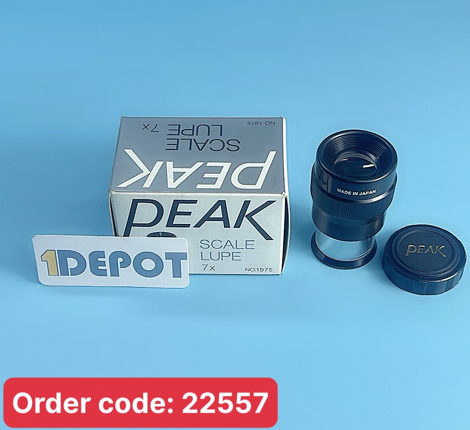 Kính lúp cầm tay Peak 1975 7X có thước đo tiêu chuẩn