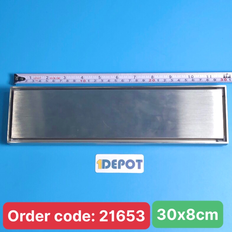 Phễu thoát sàn Inox Luco kích thước 30x8cm