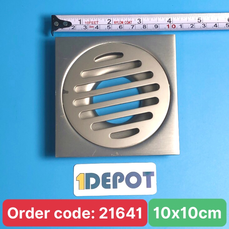 Phễu thoát sàn Luco kích thước 10x10cm