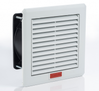 Quạt Hút Tủ Điện Kèm Lọc Bụi Plastim PTF1500 kèm lọc bụi công suất 26/23W, lưu lượng gió 100/140 m3/h, kích thước 160 x 160 x 69mm