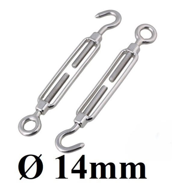 Tăng đơ dây cáp Ø14mm chất liệu sắt