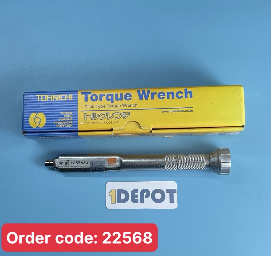 Tay cầm cờ lê đo lực xoắn siết Tohnichi CL15Nx8D-MH, dải lực 3~15 N.m, chiều dài 175mm, có thang đo để điều chỉnh