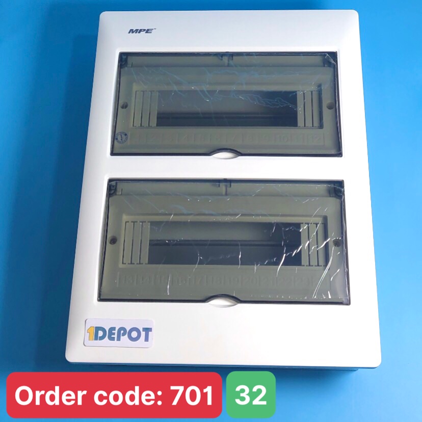 Tủ điện âm tường chứa mcb 32 cực MPE TS-32