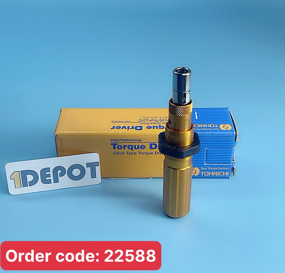 Tua vít đo lực xoắn siết Tohnichi RTD5I, dải lực 1~5 lbf.in, có thang đo để điều chỉnh