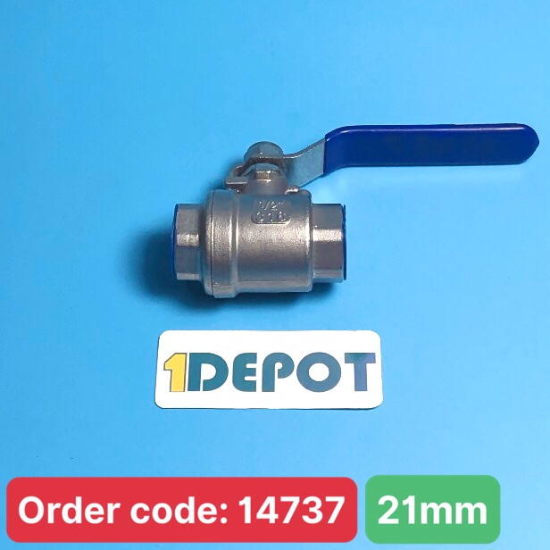 Van tay gạt inox phi 21 (1/2inch)