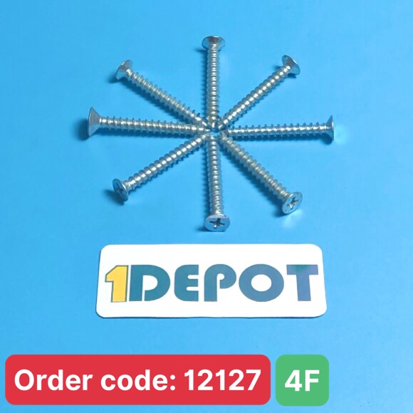 Vít đầu bằng đuôi nhọn 4F, KT 4x45mm.