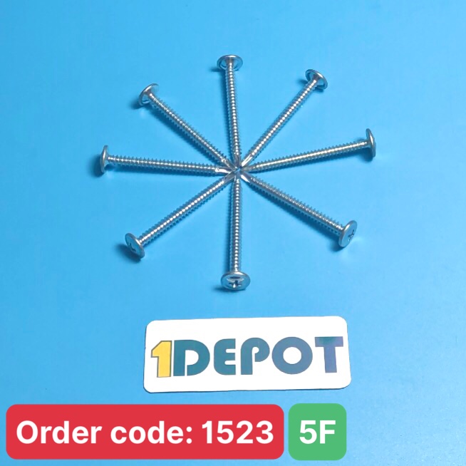 Vít đầu dù đuôi cá 5F đóng gói 100g (~31 con)