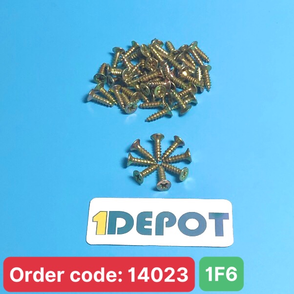 Vít vàng răng nhuyễn 1F6, đóng gói 100g (~90 con)