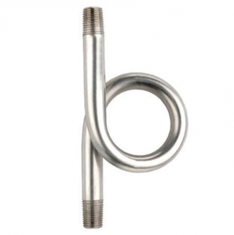 Xiphong inox304, 2 đầu ren ngoài phi 21