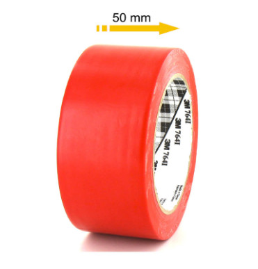 Băng keo dán nền màu đỏ 3M 50mm x 33m