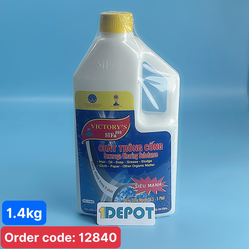 Chất thông cống siêu mạnh Sifa chai 1,4kg
