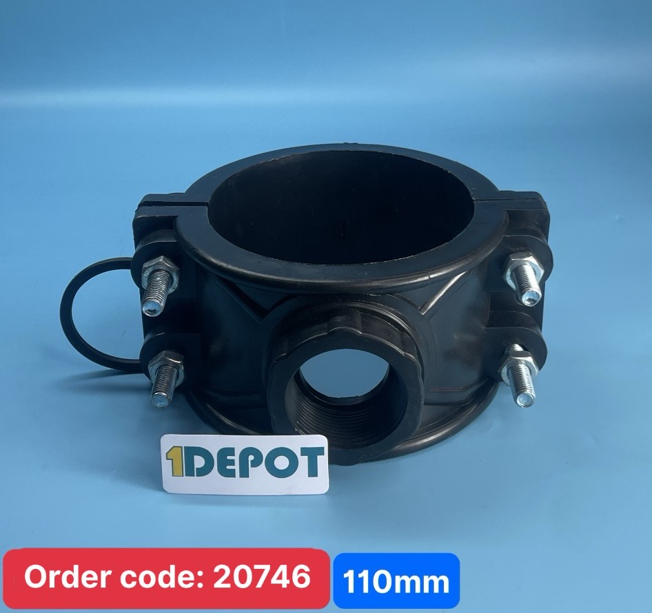 Đai khởi thủy bulong mạ, 110mmx1”, PN16, không có vòng tăng cường