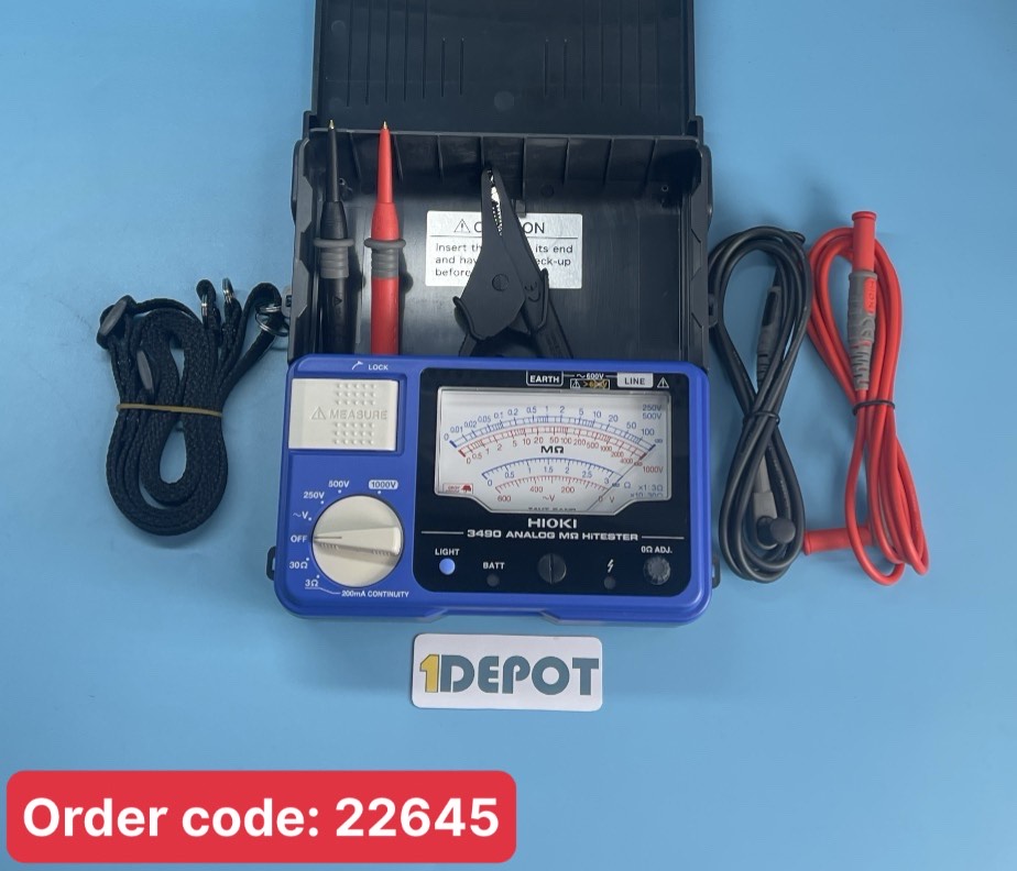 Đồng hồ đo điện trở cách điện Hioki 3490