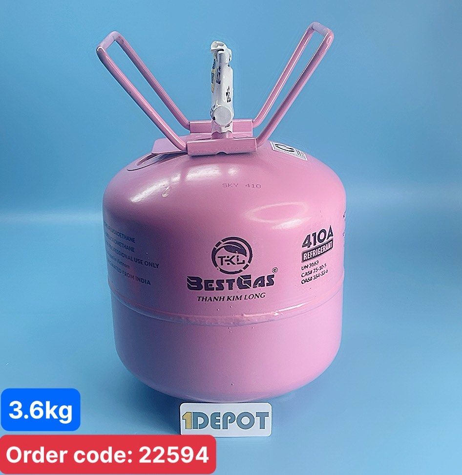 Gas lạnh R410a (Ấn độ) 3.6kg/bình Bestgas