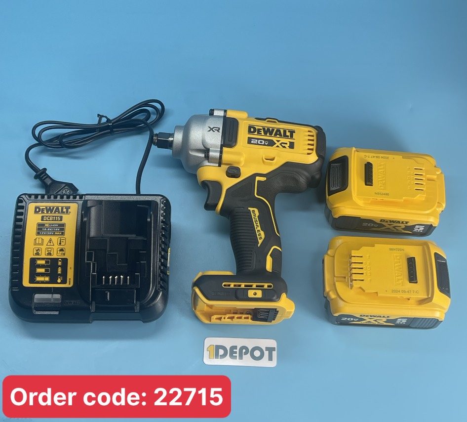 Máy siết bulong cầm tay pin 20V DEWALT DCF891P2 (bao gồm máy, pin và sạc)