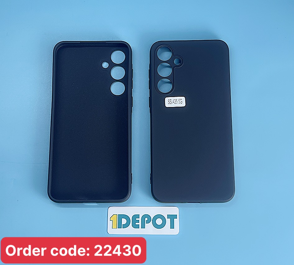 Ốp lưng Galaxy A35 Silicone Samsung, màu đen