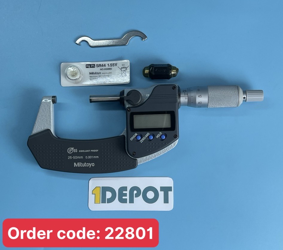 Panme đo ngoài điện tử Mitutoyo 293-241-30, 25-50mm/0.001mm
