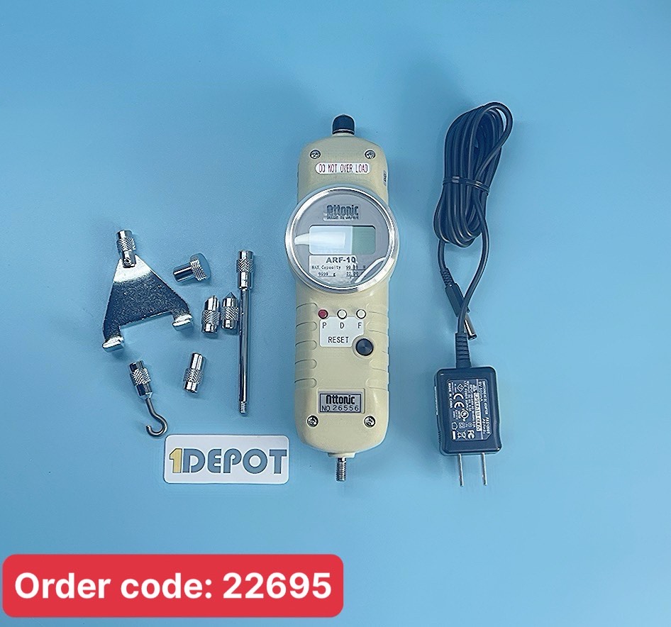 Thiết bị đo lực kéo đẩy điện tử Attonic ARF-10, dải lực 99.99Ｎ/9999gf ( vạch chia 0.01Ｎ/1gf)