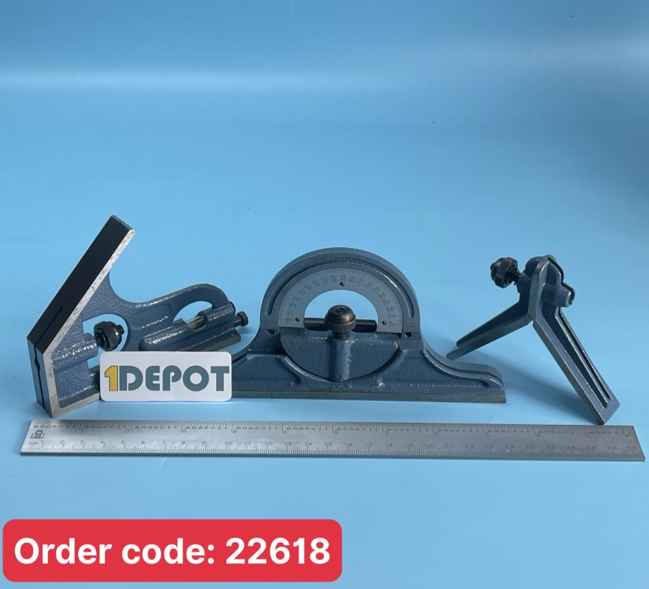 Thước đo góc vạn năng Moore and wright MW520-01, dải đo 0-180°