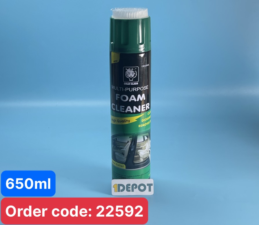 Xịt tẩy, vệ sinh nội thất ô tô Foam Cleaner (bọt hổ 650ml)