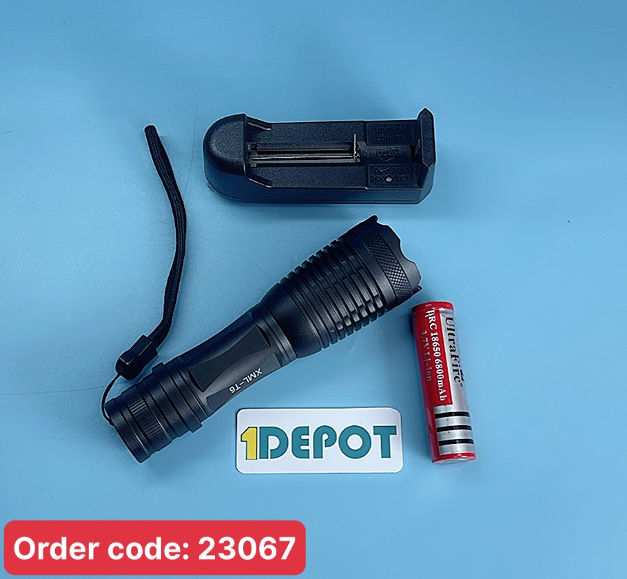 Đèn Pin Siêu Sáng Ultrafire XML T6 E6, 5 chế độ sáng