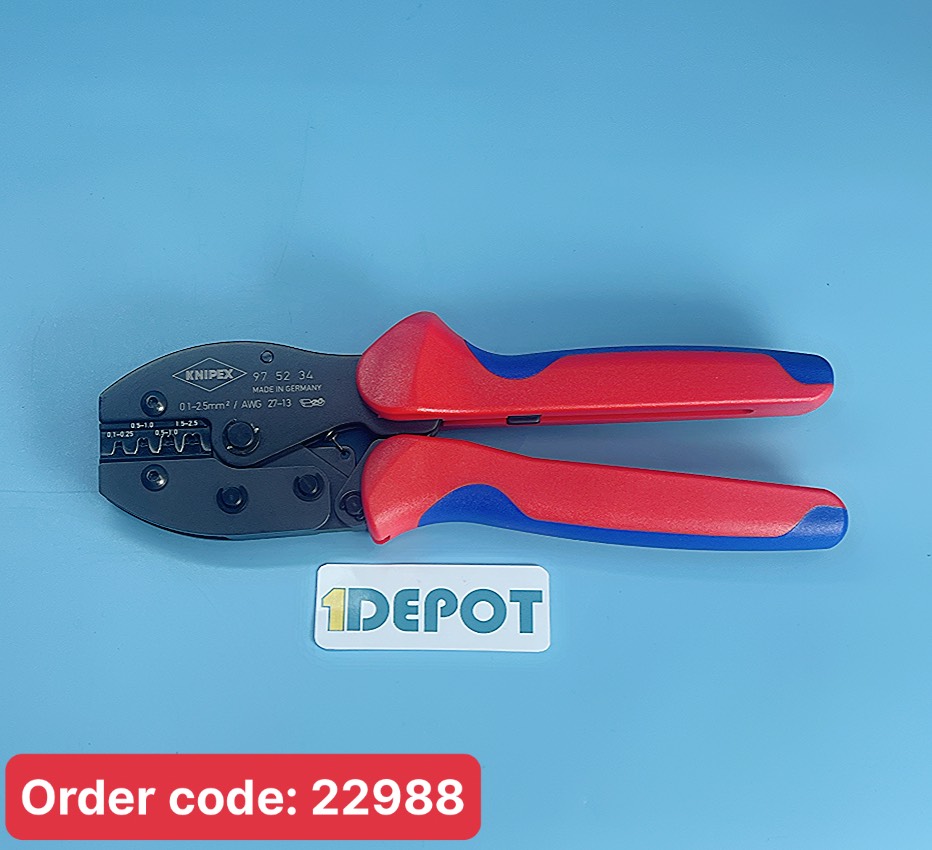 Kìm bấm cos Knipex PreciForce 97 52 34, tiết diện 0,1 - 2,5mm²