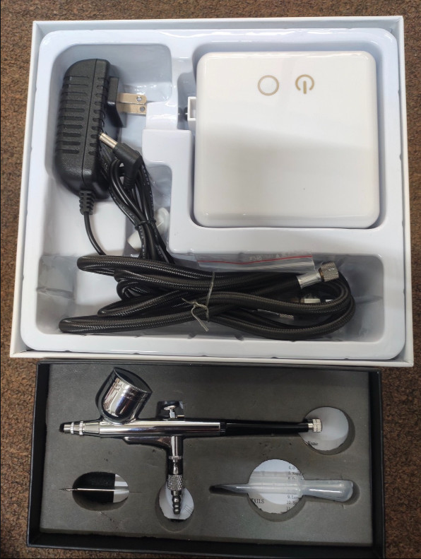 Súng phun sơn / Bút vẽ mỹ thuật AIRBRUSH K200 kèm máy nén khí và lọc nước