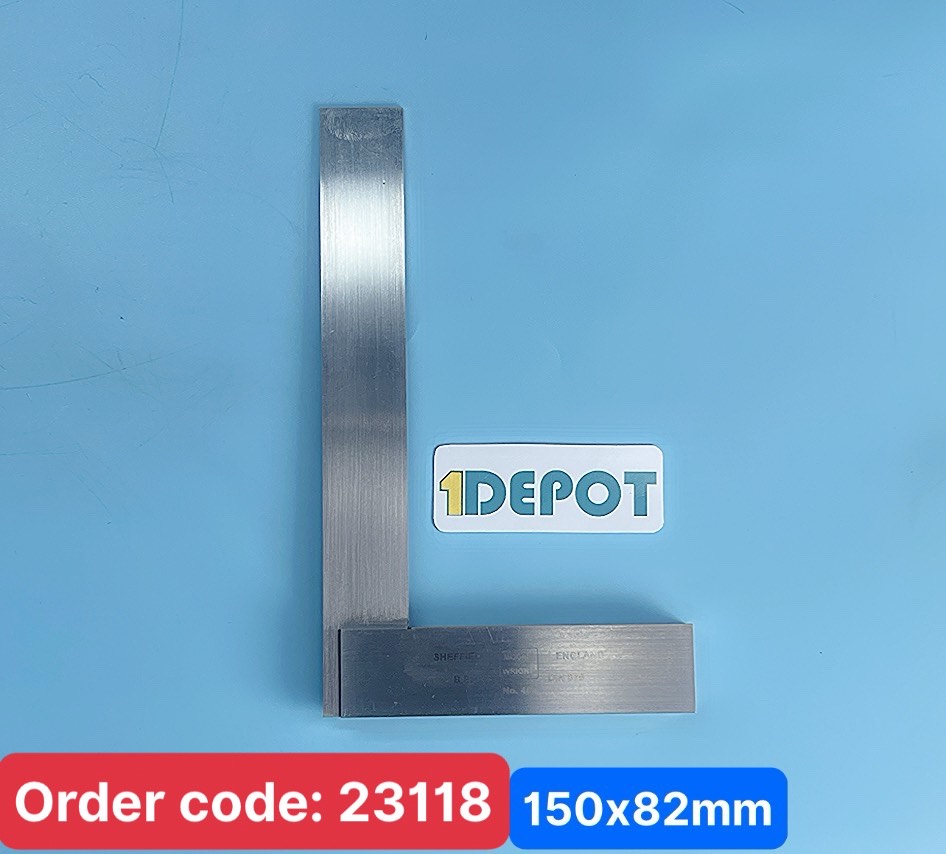 Thước đo góc vuông Moore and wright MW4006, kích thước 150 x 82mm
