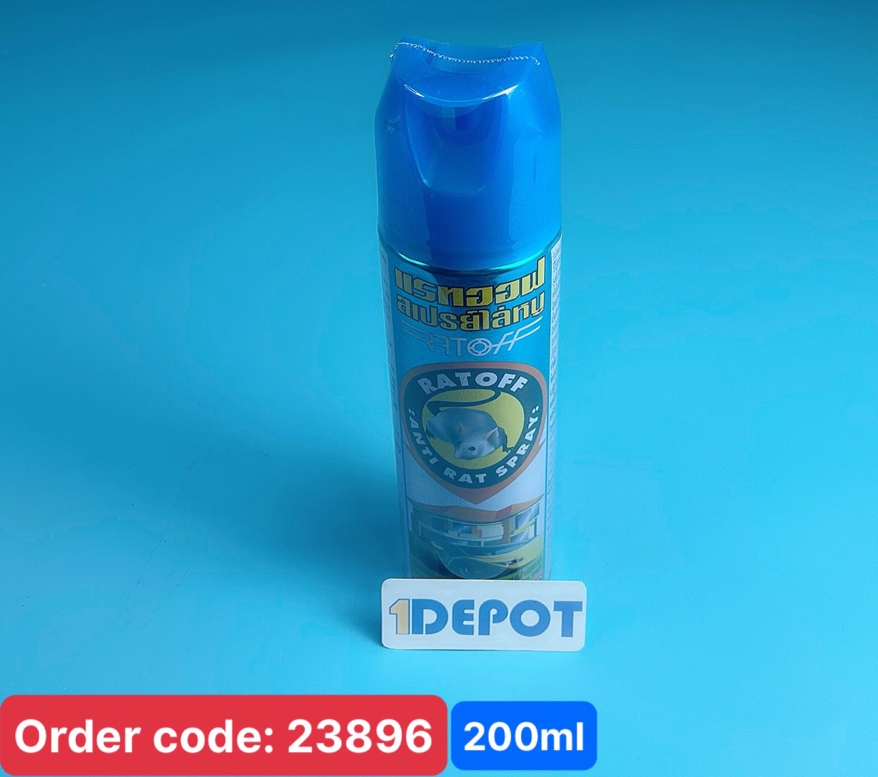Chai xịt đuổi chuột của Thái Lan RAT OFF ANTI RAT SPRAY N108 - 200ml