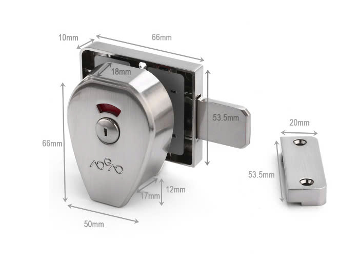 Bộ khóa kiêm tay nắm AOGAO AG24