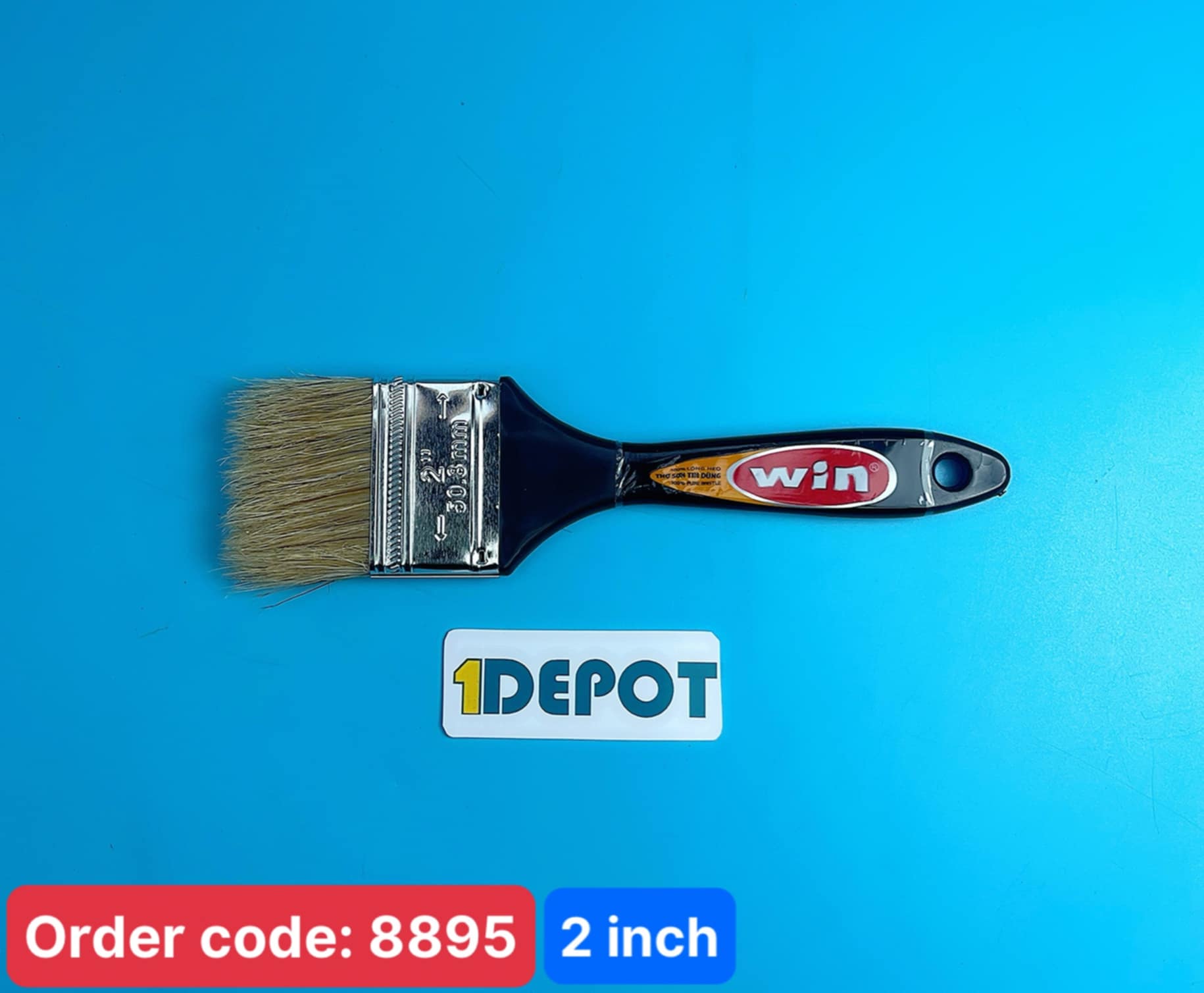 Cọ sơn WIN cán nhựa màu đen 2 inch Việt Mỹ