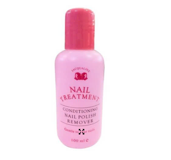 Nước tẩy sơn móng Jacqualine Nail Polish Remover, 100ml, màu hồng