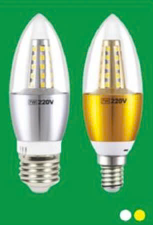Bóng ớt Hufa BL-06 5W đuôi E27, ánh sáng vàng