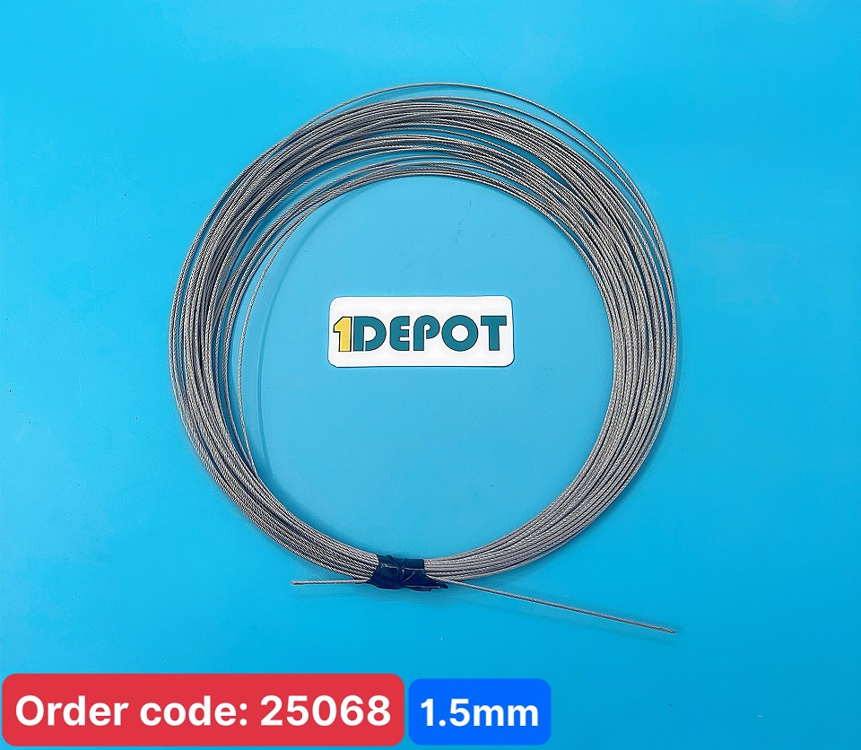 Dây Cáp Inox 304 đường kính 1.5mm