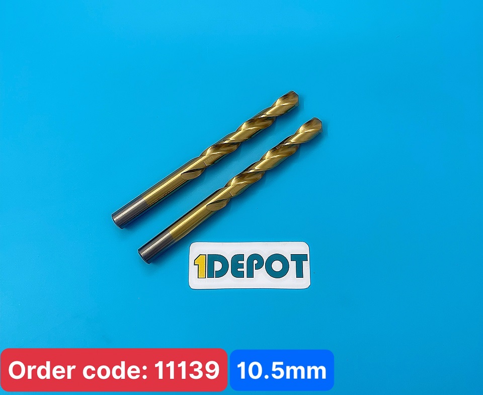 Mũi khoan sắt và inox 10.5 mm Kapusi, 5 cây/hộp