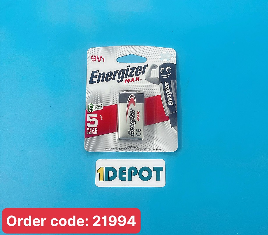 Pin Vuông Energizer 9V, 522-BP1 /6LR61