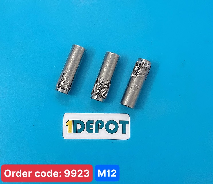 Tắc kê đạn M12, inox 304