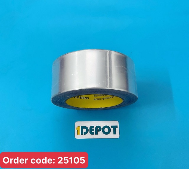 Băng keo nhôm cách nhiệt dày 0.2mm rộng 50mm dài 20m