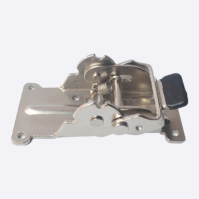 Bản lề gấp tự khóa 0-90-180°, chất liệu inox 304