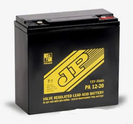 Bình ắc quy khô (kín khí) Đồng Nai Pinaco PA12-20, 12V - 20AH, có sẵn axit