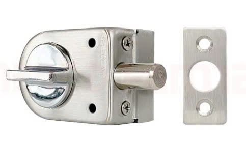 Khóa chốt kẹp kính đơn Hammered 842-07SS
