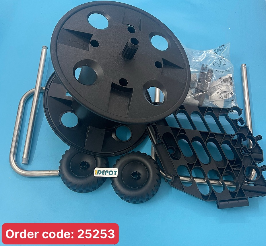 Xe đẩy cuộn ống Claber Genius 60  8862(không kèm dây)