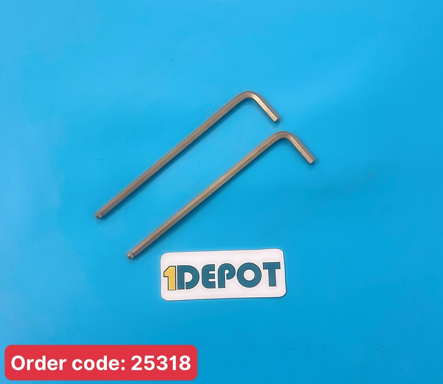 Lục giác chữ L 4 mm Bondhus, chất liệu xi vàng
