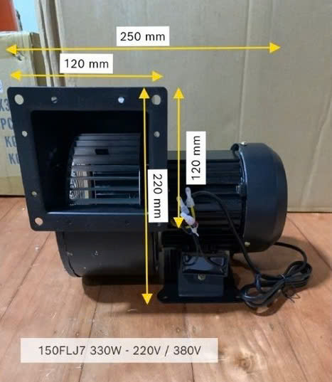 Quạt ly tâm mini Omysu 150FLJ7