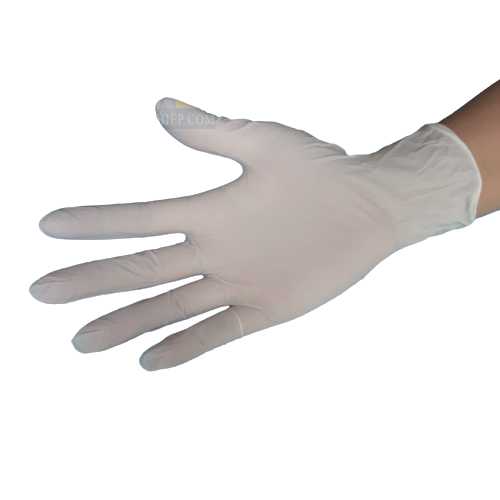 Găng tay nitrile màu trắng size l vglove