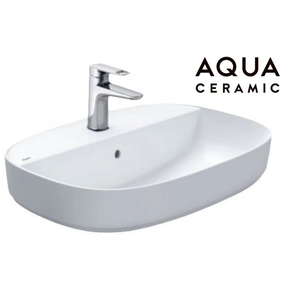 Chậu rửa lavabo đặt bàn Inax AL-652V (FC/EC/GC), kích thước 460x650x191 mm