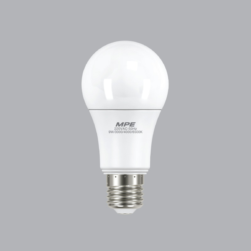 Đèn led Bulb chống muỗi 9W MPE, 60x110 mm - LB-9T/AM 6000 - 6500K, ánh sáng trắng